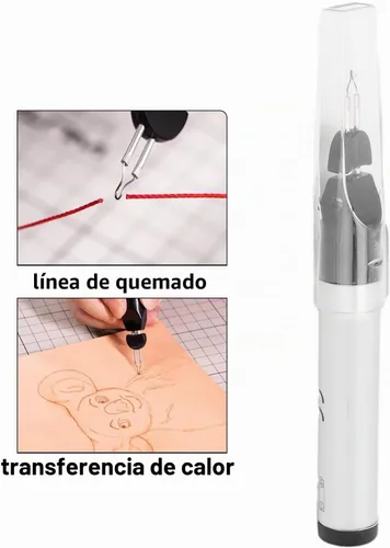 Vista 5 de Herramienta de quemado de hilos, bolígrafo de calor instantáneo para derretir y recortar hilos deshilachados, costura de cuentas y manualidades
