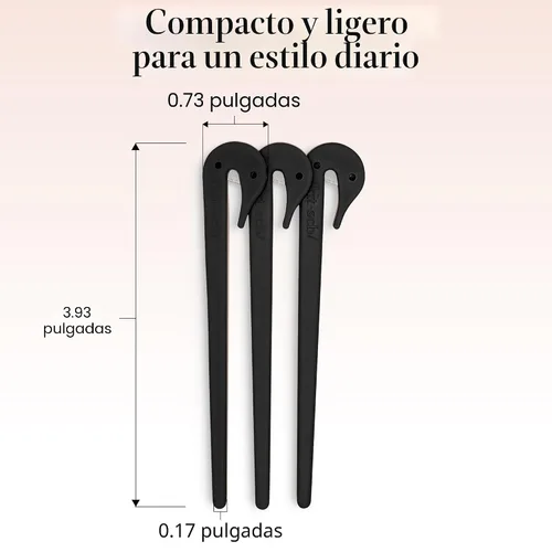 Vista 5 de Kitsch Herramienta de corte de corbata elástica para el cabello, color negro, juego de 3 piezas No Pull Hair Ties No Damage & Easy Removal of Hair