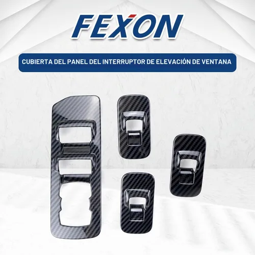 Vista 3 de FEXON - Molde elevalunas de fibra de carbono para Ford F150 2015-2020