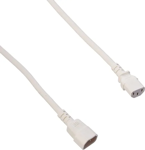 Vista 67 de Cable de alimentación C2G, cable de extensión corto, cable de extensión de alimentación, cable de alimentación de bloqueo, 10A, 250V, negro, 1 pie
