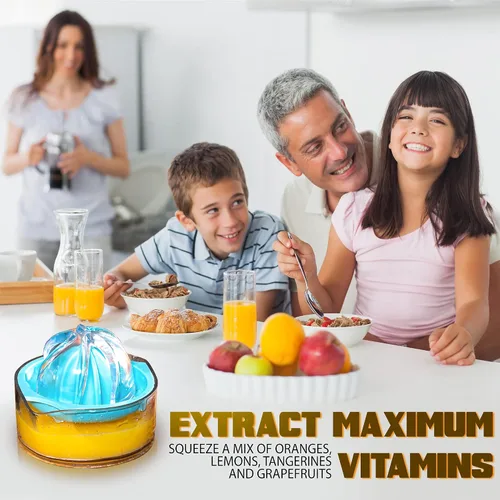 Vista 7 de Better Houseware Exprimidor manual de frutas y limón, naranja y lima, exprimidor de frutas, antideslizante y fácil de usar, de alta calidad, apto