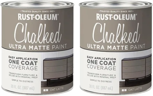 Vista 50 de Rust-Oleum 302592 - Pintura a la tiza en aerosol ultramate de 12 onzas (paquete de 1), color gris envejecido