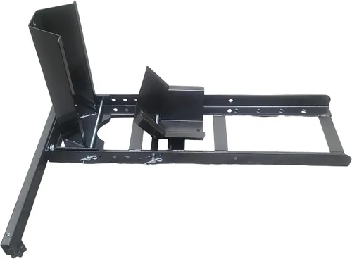 Vista 2 de MaxxHaul 70271 Soporte para rueda de motocicleta ajustable, resistente, capacidad de peso de 1800 lb