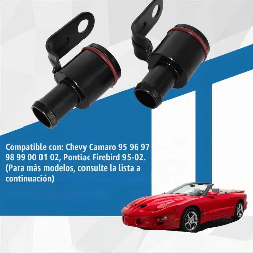 Vista 2 de Kit de reparación de manguera del calentador para Camaro Firebird V6 3.8L 1995-2002 con manguera adaptadora