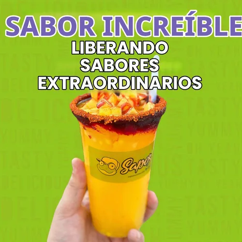 Vista 4 de Sapo's Miches Chamoy Rim Dip - Salsa de caramelo de tamarindo para bebidas, micheladas y cócteles, 8 onzas (Mango)