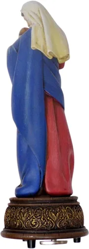 Vista 6 de Avalon Gallery Figura musical de resina de Madonna y Jesucristo de Jesucristo, 9 pulgadas
