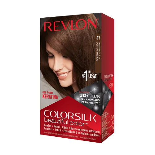 Vista 33 de Revlon ColorSilk Beautiful Color 41 marrón medio 1 ea (paquete de 5)