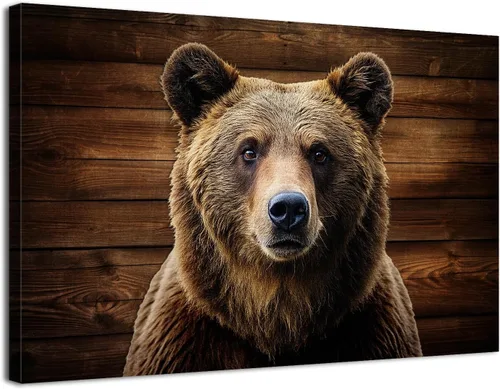 Vista 19 de Arte de pared de águila, cuadros rústicos de águila, decoración de pared, póster de retrato de águilas calvas americanas, impresiones en lienzo