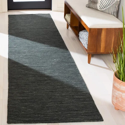 Vista 13 de SAFAVIEH Kilim Collection - Alfombra de pasillo de 2 pies 3 pulgadas x 9 pies, color beige, hecha a mano, de lana sólida, casual, ideal para zonas