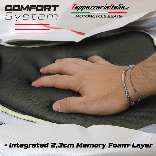 Vista 7 de Funda de asiento compatible con BMW R 850 R Matera Comfort System