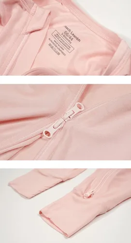 Vista 3 de Teach Leanbh Pijama sin pies de viscosa con cremallera de 2 vías para bebés y niñas