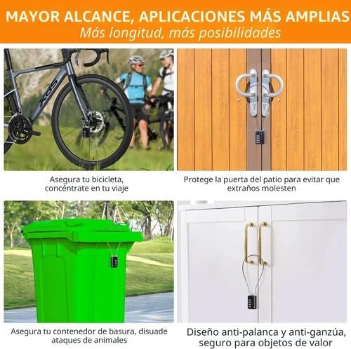 Vista 4 de SEPOX® Versátil Juego de Candado de Viaje de 12 Piezas con Combinación de 4 Dígitos Reajustable para Equipaje – Configuración de Contraseña Propia
