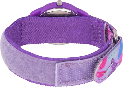 Vista 2 de Disney Minnie Mouse - Reloj analógico de cuarzo con correa de nailon para niños, Púrpura, Moderno