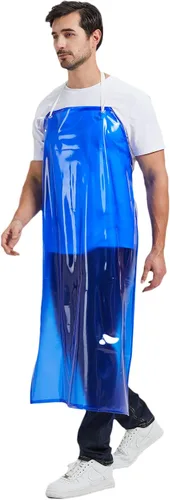 Vista 5 de Nanxson Delantal de PVC impermeable para adulto unisex resistente a productos químicos delantal de trabajo para lavavajillas Pet Gardening CFS0007