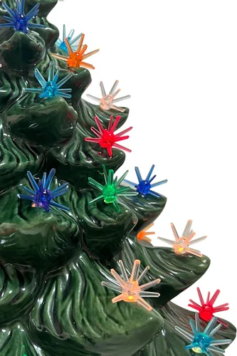 Vista 3 de National Artcraft Sputnik - Adornos de cerámica para árbol de Navidad, 25 unidades (Sputnik, cristal)