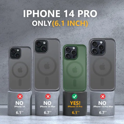 Vista 297 de MOCCA - Funda magnética resistente para iPhone XR de 6.1 pulgadas, compatible con MagSafe, funda con protección contra caídas de grado militar