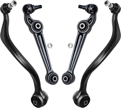 Vista 172 de Detroit Axle - 4 piezas de brazos de control traseros para Ford C-Max, Focus, Mazda 3 5, Volvo C30, C70, S40, V50, 4 brazos de control superiores e