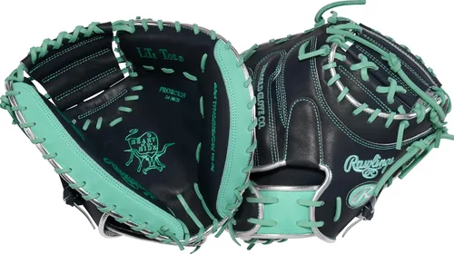 Vista 67 de Guantes de béisbol Heart of the Hide 2026 Top Grade US Steerhide Negro/Menta Pro H Web