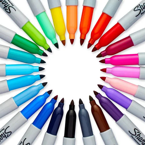 Vista 11 de Sharpie Rotulador permanente de punta fina, colores surtidos (paquete de 8)