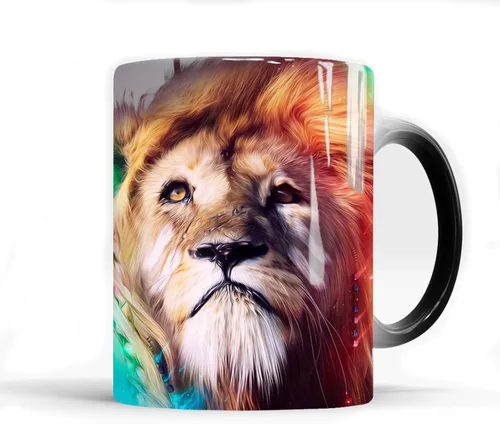 Vista 10 de Caliamary Halloween Color Changing Mug – 11oz Heat Sensitive Coffee Cup with Black Cat & Pumpkin, Novelty Ceramic Mug, Fun Gift for Friends, Women