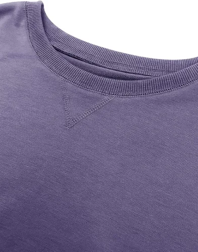 Vista 6 de Bingerlily - Sudadera casual para mujer, sin botones, de manga larga, con cuello redondo, bonita y de ajuste relajado