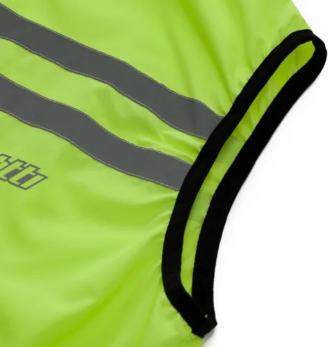 Vista 4 de bpbtti Chaleco de seguridad Hi-Viz para hombre, chaleco cortavientos sin mangas, resistente al viento y reflectante