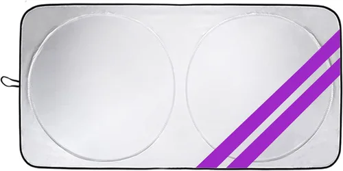 Vista 16 de Parasol para parabrisas delantero para Dodge Charger Challenger Durango Journey Ajuste universal para todos los coches Dodge Visor de sol plegable