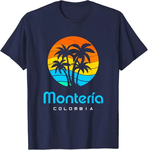 Vista 60 de Camiseta Montería Colombia, Negro
