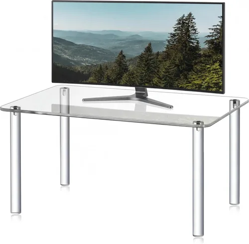 Vista 18 de RattanView 1 soporte de exhibición de acrílico rectangular de 12 pulgadas, soporte para plantas de acrílico de 4 patas, 0.236 in de grosor