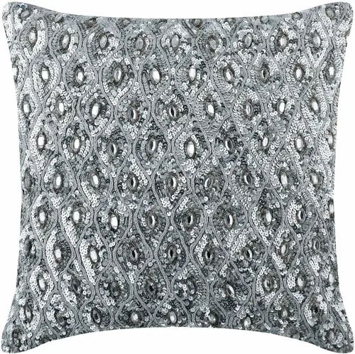 Vista 34 de The HomeCentric Funda de almohada personalizada, fundas de almohada decorativas de 12 x 12 pulgadas (11.8 x 11.8 in), color plateado, fundas de 16.