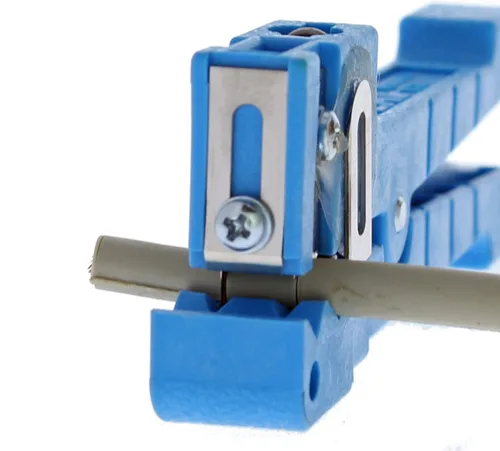 Vista 4 de IDEAL Industries, Inc. 45-163 Ringer - Pelacables de hoja ajustable, herramienta de pelado de cables para cable de 18 pulgadas - 732 pulgadas