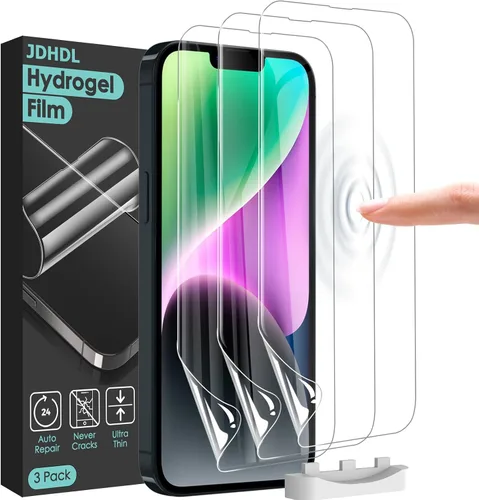 Vista 8 de Paquete de 3 protectores de pantalla flexibles para iPhone 12 Pro Max, película de hidrogel de TPU suave irrompible para iPhone 12 Pro Max