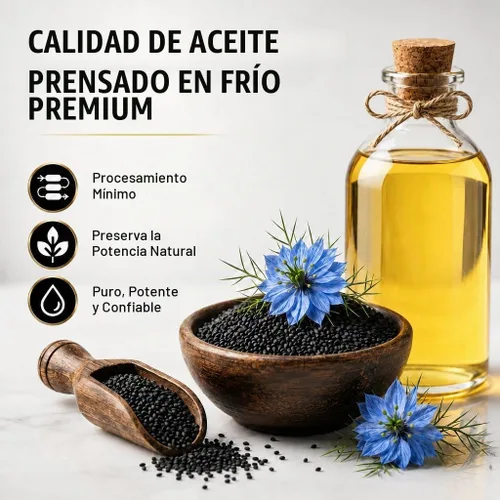 Vista 4 de Cápsulas blandas de aceite de semilla negra etíope, 120