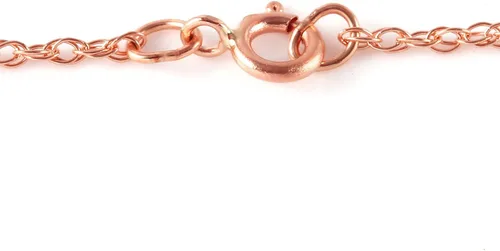 Vista 6 de Galaxy Gold GG 14k Solid Rose Gold Necklace with Natural 120ct Emerald Heart Pendant