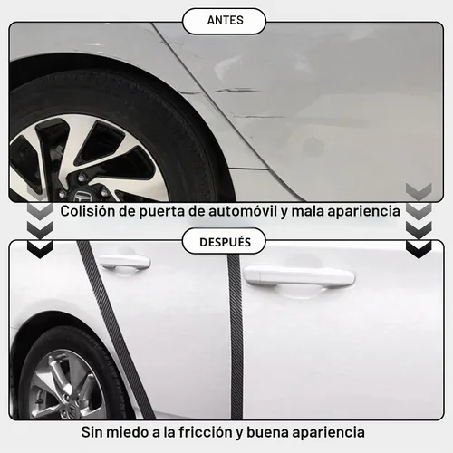 Vista 5 de Storystore Protector Universal de Borde de Puerta de Automóvil, 2 Pulgadas x 33 Pies Protector de Umbral de Puerta, Tira Anticolisión Automotriz