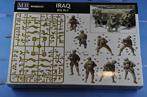 Vista 3 de Master Box Irak KIT #1 Tropas estadounidenses 4 Figuras 1/35 3575