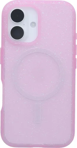 Vista 7 de OtterBox - Funda Core Series con MagSafe para iPhone 16 - Negro Carnival Night, diseño delgado de goma, acabado suave, bordes elevados
