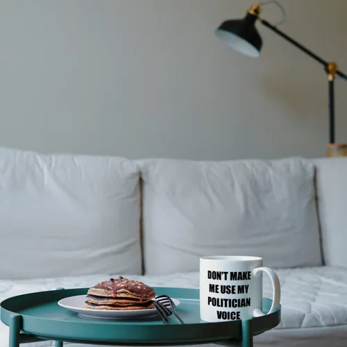 Vista 8 de Taza de político, regalo divertido para legislador, senador, idea de presente, congresista, estadista, pol, compañero de trabajo, cita diciendo