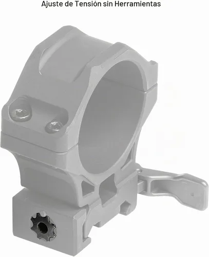 Vista 3 de UTG ACCU-SYNC QR 1.339 in Med. Anillos de alcance de perfil, Picatinny