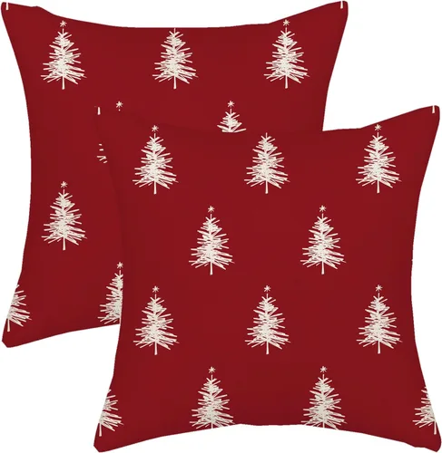 Vista 71 de Juego de 2 fundas de almohada para el 4 de julio, 16 x 16 pulgadas, Día de la Independencia, Día de los Caídos, decoración al aire libre, almohadas