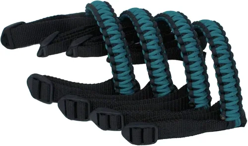 Vista 22 de BubbasGarageTv - Asas de agarre Paracord para Jeep Wrangler JL y Jeep Gladiator JT (negro)