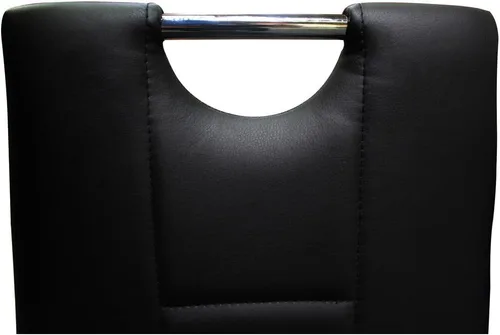 Vista 2 de Best Master Furniture Crystal - Juego de comedor redondo de 5 piezas, 5 piezas, color negro