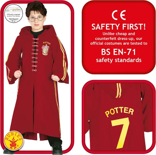 Vista 2 de Rubies Quidditch Harry Potter Deluxe Costume