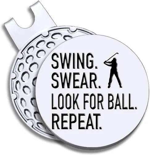 Vista 8 de Men Golf Ball Marker with Magnetic Hat Clip, Funny Golf Accessories Gifts for Men, Novelty Birthday Gifts for Male Golfer Fan