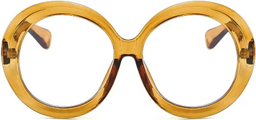 Vista 9 de willochra Lentes de lectura redondos de gran tamaño estilo Oprah con bisagra de resorte para computadora con bloqueo de luz azul para mujeres y Negro