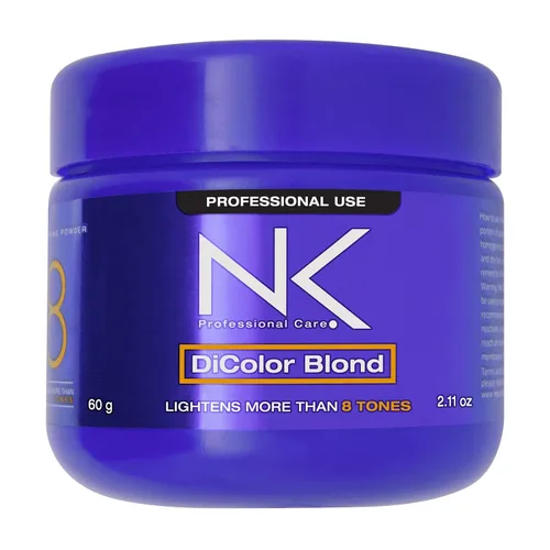 Vista 2 de NK Professional Care DiColor Rubio Polvo blanqueador aclarador para el cabello blanqueador para el cabello Aclara +8 tonos sin dañar