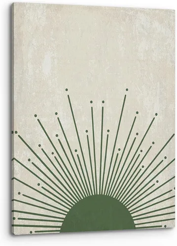 Vista 11 de PHAMTE Lienzo enmarcado bohemio rústico con puesta de sol y puesta de sol naranja para el hogar, baño, habitación de niñas, cocina, oficina