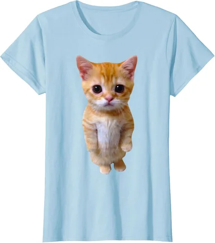 Vista 24 de El Gato Meme Sad Crying Cat Munchkin Kitty Meme Camiseta de moda Small Negro