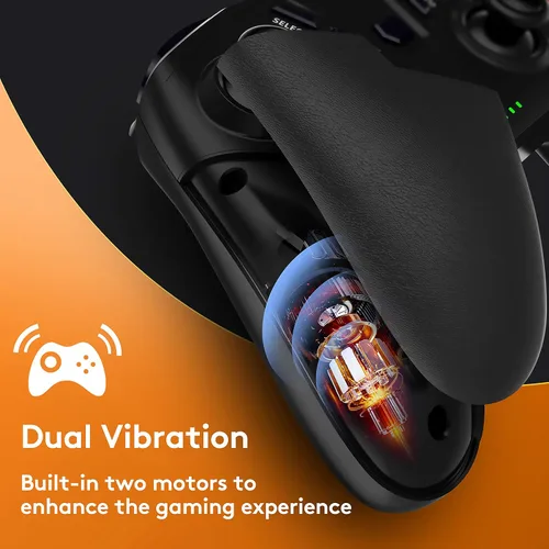 Vista 4 de Uberwith Wired PC Game Controller, Joystick Gamepad Controller for PC Game Controller Compatible With Steam, PS3, Windows 1087 PC, Laptop, TV Box