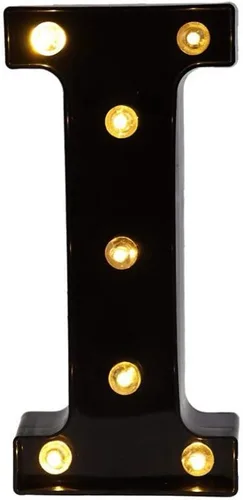 Vista 43 de Ulalaza Letrero de luz LED en blanco y negro, 2 letras AA alimentadas por batería para boda, fiesta de cumpleaños, lámpara de Navidad, luz nocturna